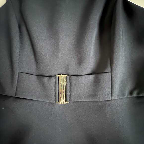 Dorothy Perkins Tall Navy Sheath Dress with Belt Detail - Picture 10 of 17